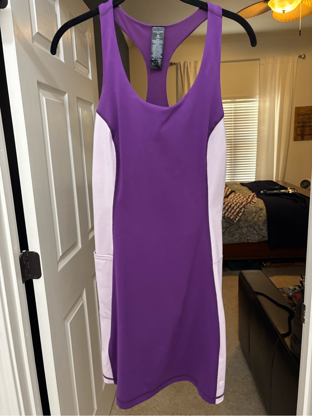 Sweaty Betty Purple Racerback Active Dress